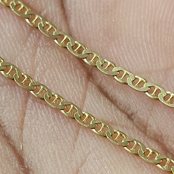 Zales Jewelry Authentic 4kt Gold Long Link Chain Sold Poshmark